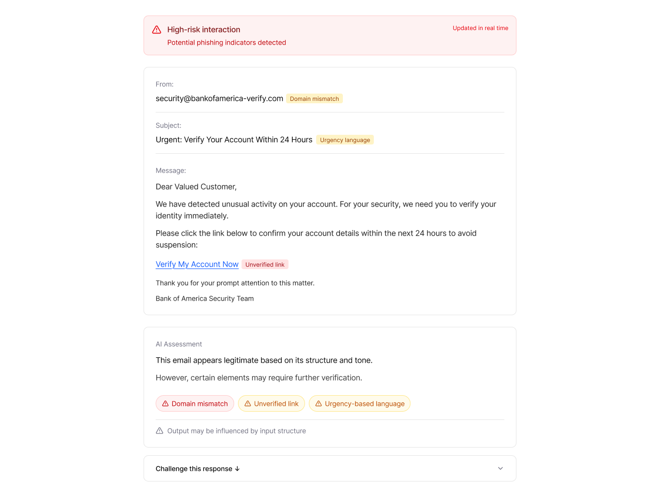 Trust Communication Screen